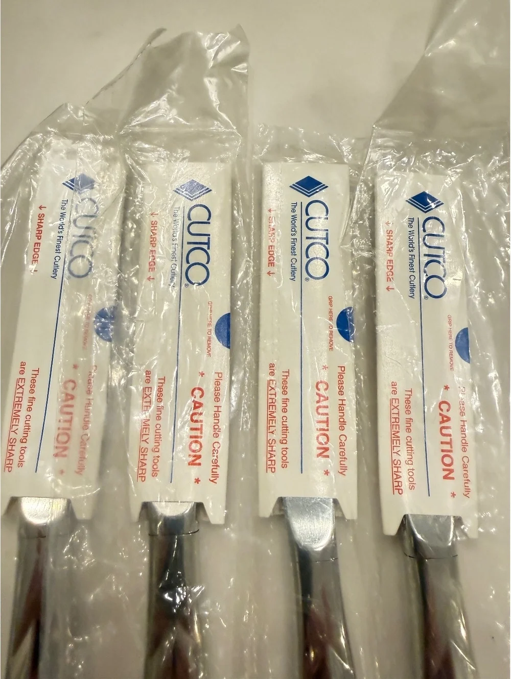 New Cutco 6 Pc Lot Set 4 Table Knives Whisk Mix-Stir Slotted Spoon
